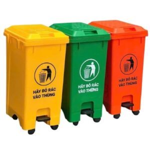 Tổng quan về hệ thống thùng rác phân loại 3 ngăn