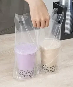 Cung cấp túi nhựa đựng hai ly cafe giá sỉ, hỗ trợ giao hàng toàn quốc