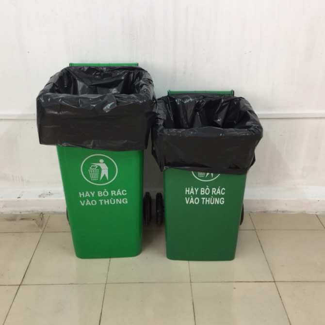Vai trò thực tiễn của túi rác công nghiệp tại khu sản xuất