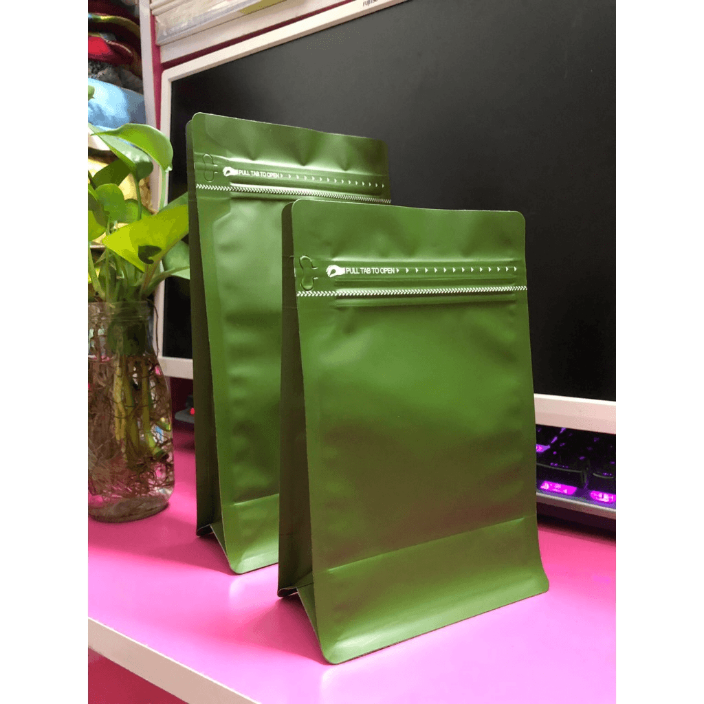 Túi zipper màu đa dạng kiểu dáng thiết kế theo yêu cầu 12 túi zipper màu xanh