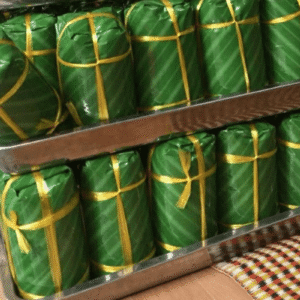 Các loại lá chuối nilon chuyên dụng gói giò, nem, chả 1