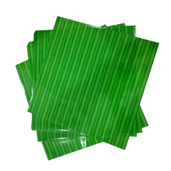 Lá chuối giả chất liệu nhựa bền đẹp dùng gói nem chả 11 kích thước lá chuối nhựa phổ biến