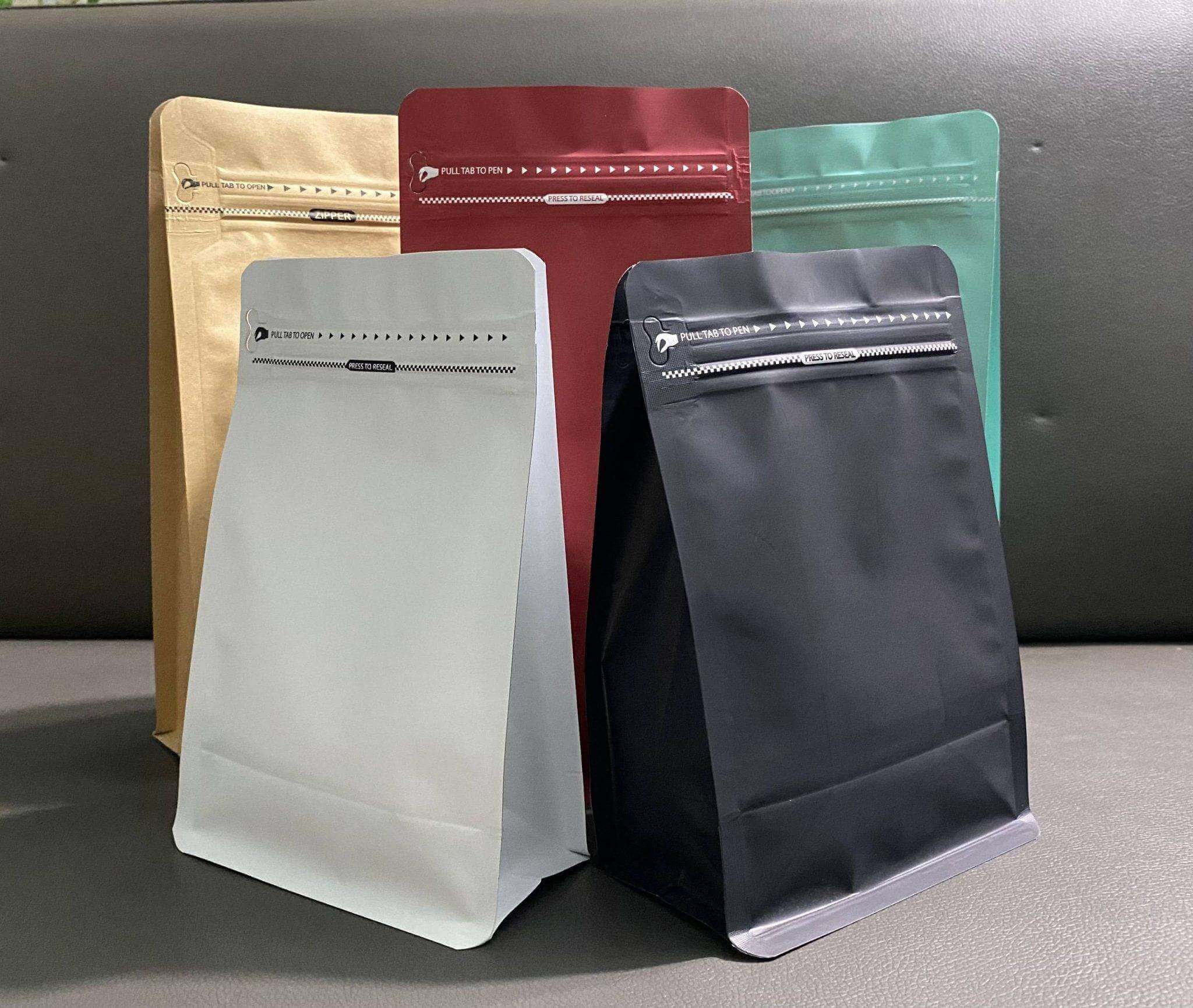 Túi Zipper Đựng Cà Phê Cao Cấp, Thiết Kế Ấn Tượng, Đa Dạng Mẫu 8 kích thước và bảng giá Túi Zipper Đựng Cà Phê