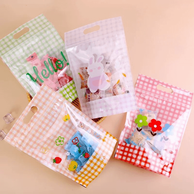 Túi zip đựng bánh kẹo họa tiết đẹp mắt, sang trọng 13 mẫu túi zipper đựng bánh kẹo 10