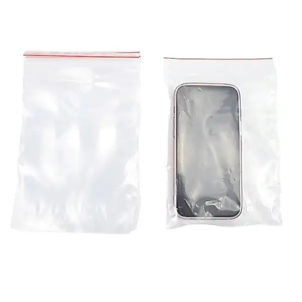 Túi zip đựng điện thoại chống nước bền đẹp chất lượng cao 2 Túi zip chỉ đỏ thông dụng