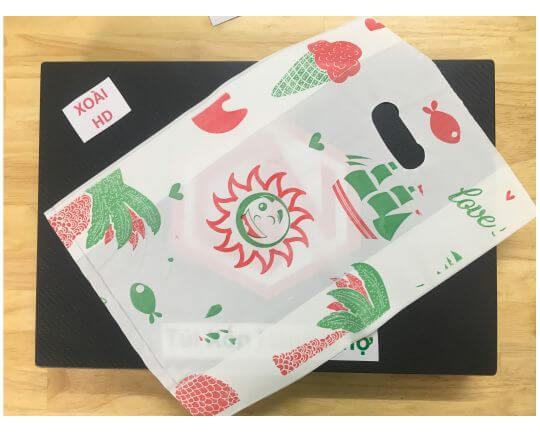 So sánh túi hột xoài HD và PE để chọn loại phù hợp cho shop bạn 8 Dòng túi hột xoài HD họa tiết hoa văn
