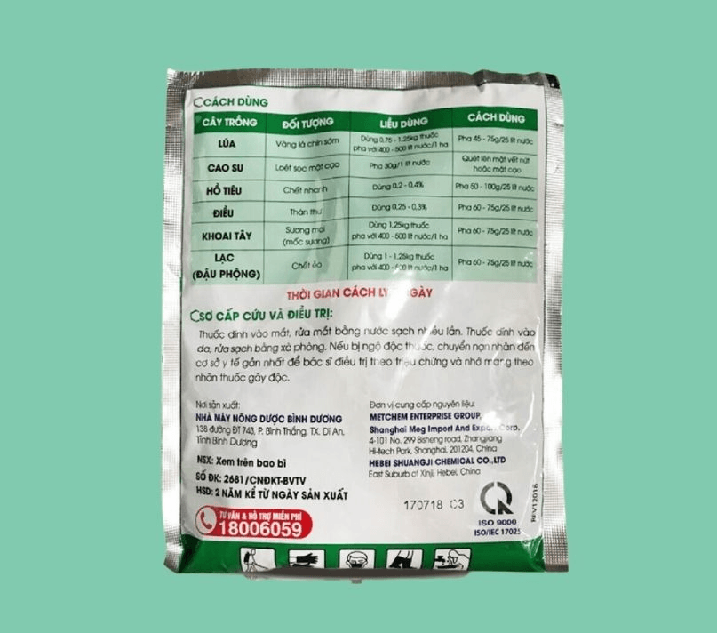 Thiết kế và in ấn bao bì thuốc bảo vệ thực vật chuyên nghiệp 19 Thông tin báo giá bao bì thuốc bảo vệ thực vật
