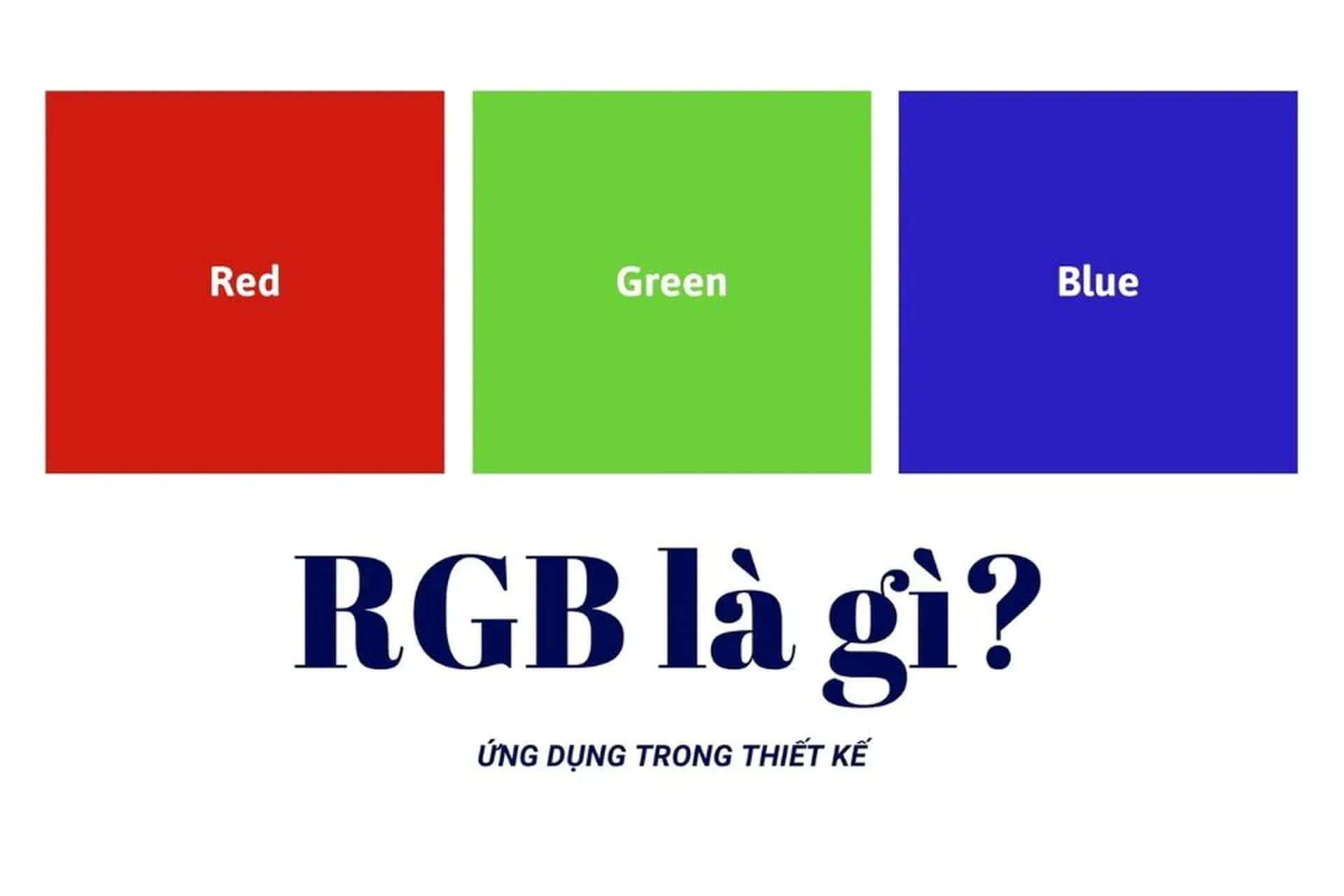 Giải mã hệ màu RGB và khái niệm cốt lõi
