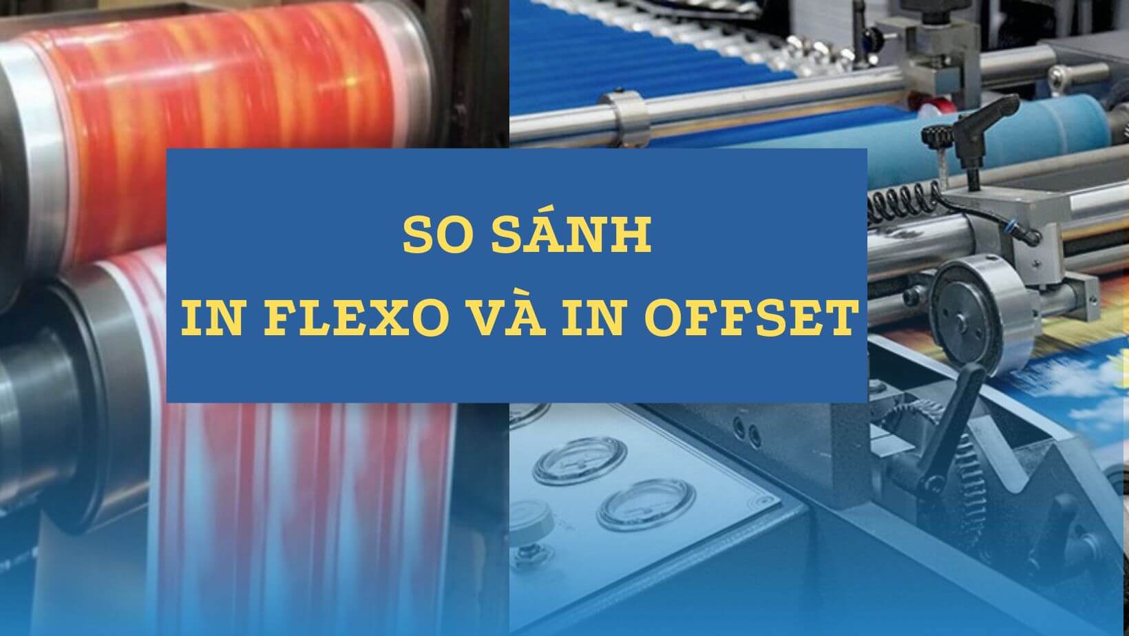 In flexo và in offset nên chọn phương pháp nào tối ưu nhất? 4 Phân biệt công nghệ in flexo và in offset